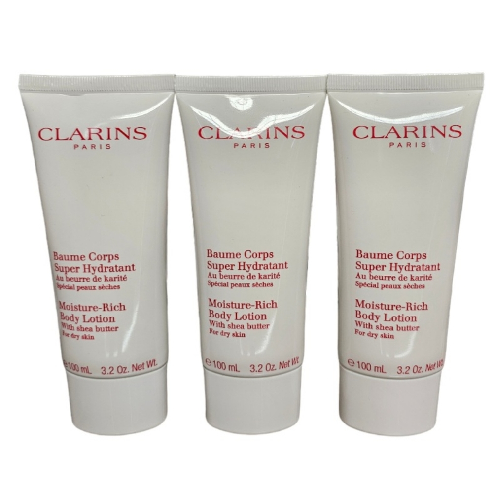 Clarins Moisture-Rich Hydrating Body Lotion Bundle